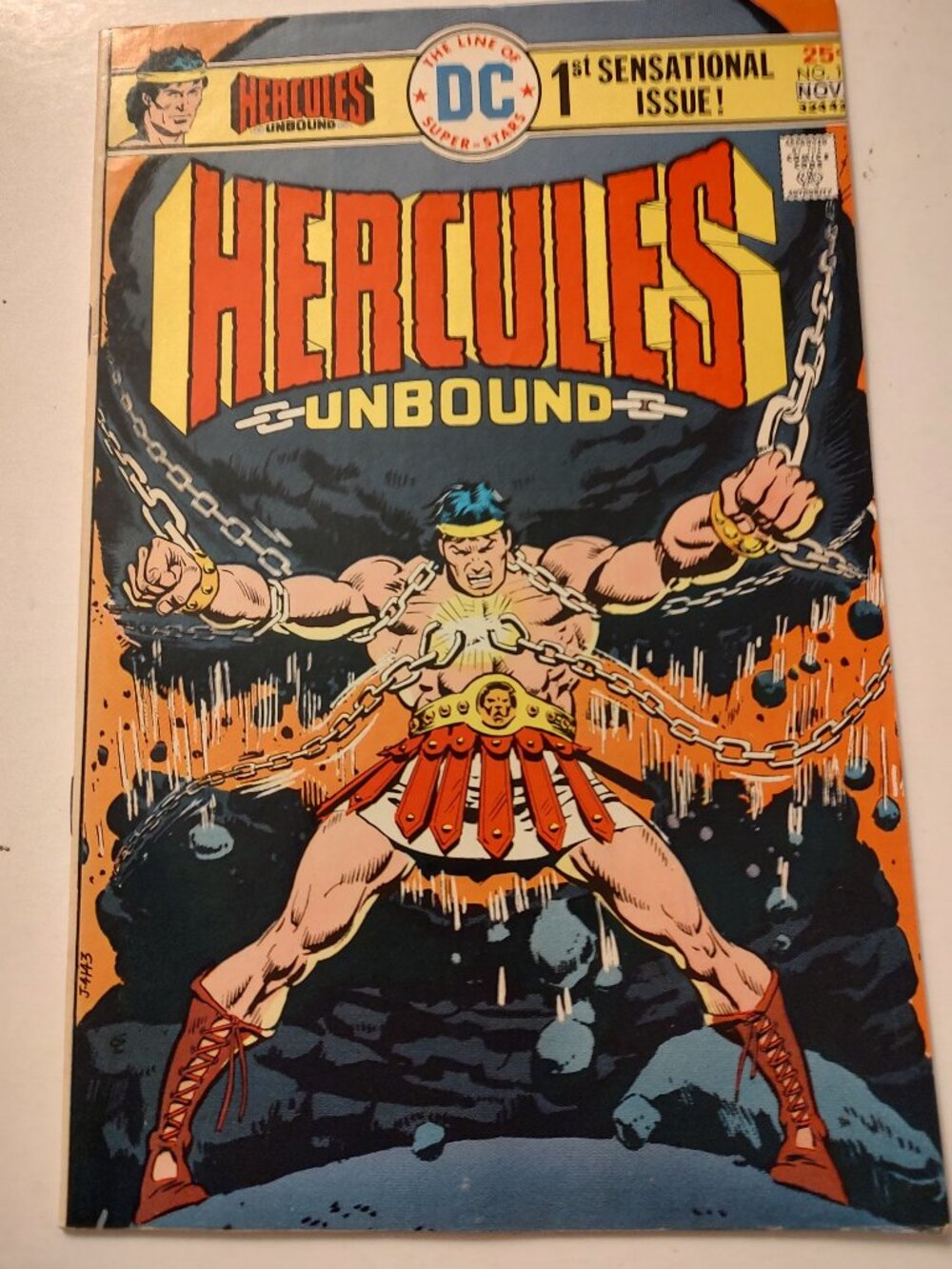 HERCULES UNBOUND # 1 By Gerry Conway Cover by Ernie Chua and Wally Wood